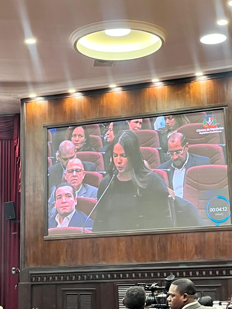 Carolina Wegmuller advierte sobre los efectos negativos de la reforma fiscal en la juventud dominicana durante su visita al Congreso Nacional