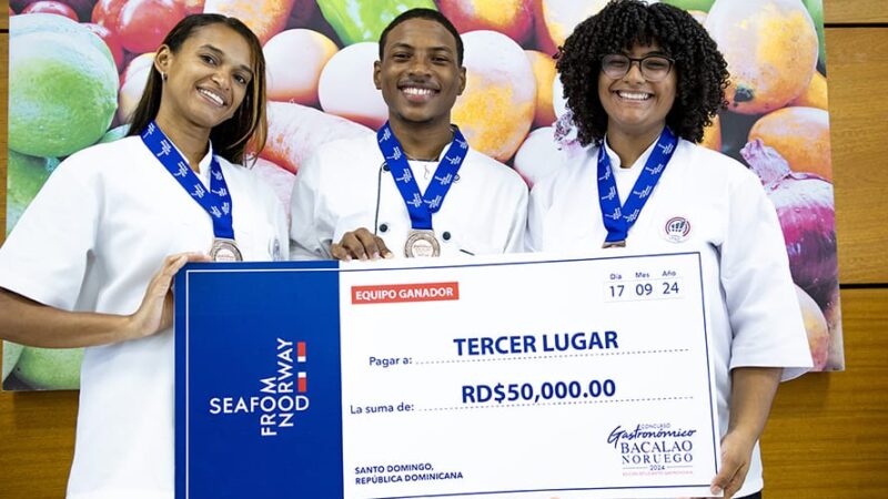 Estudiantes ITSC ganan tercer lugar del prestigioso Concurso Gastronómico Bacalao Noruego