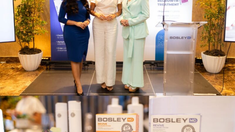 Sued & Fargesa presenta a Bosley MD, nueva línea de restauración capilar.