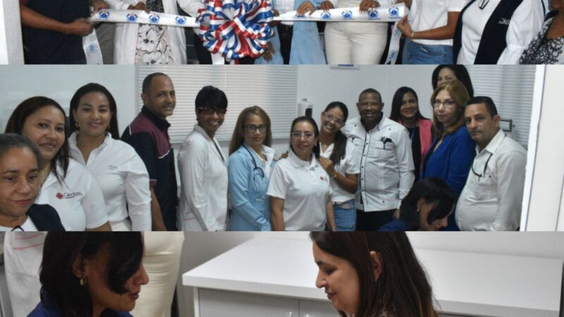Instituto Oncológico Regional del Cibao y Cáritas Arquidiocesana de Santiago dan apertura al área Toma de Muestras en el Centro de Salud La Resurrección, Los Ciruelitos