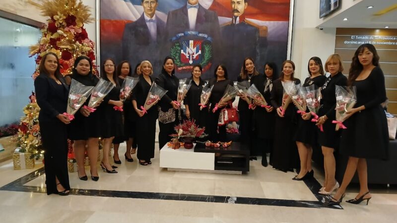 Colectivo Femenino Internacional por la Democracia conmemoran Día Internacional de la Eliminación de la Violencia Contra la Mujer junto al Congreso