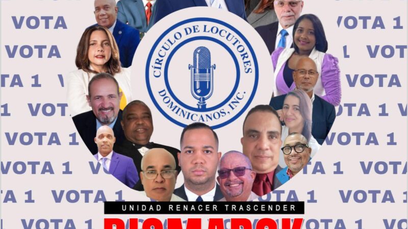 Bismarck Morales y su plancha llaman a votar masivamente este Domingo en las elecciones del Círculo de Locutores Dominicanos
