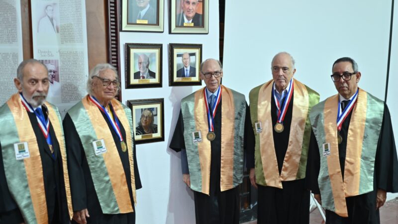 Academia de Ciencias otorga Laudatio Académica a Frank Moya Pons, Bernardo Vega y Dagoberto Tejeda