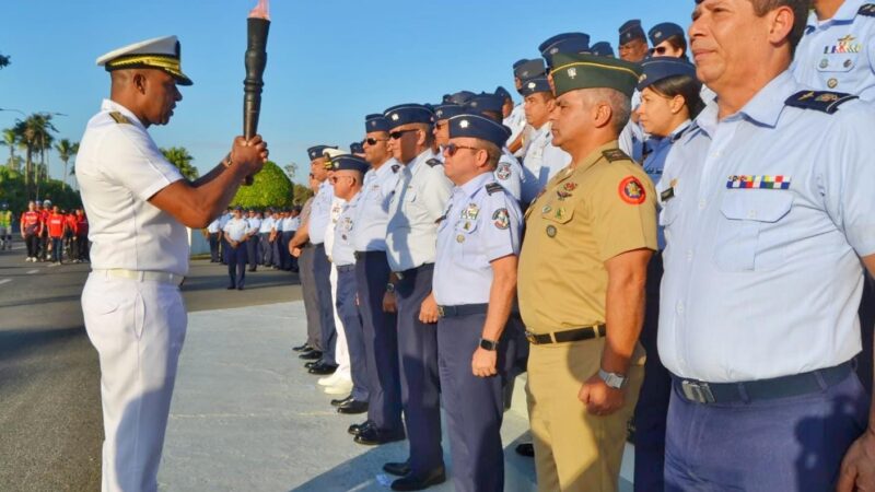 FARD recibe antorcha de los Juegos Deportivos Militares 2025
