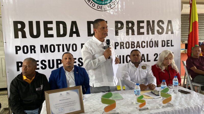 Vocales Hato del Yaque se niegan aprobar presupuesto 2025