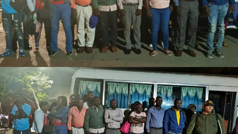Ejército detiene 17 nacionales haitianos en autobús