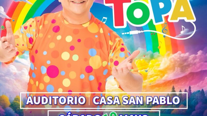 El rockstar infantil más querido regresa a República Dominicana con su show “A Cantar con Topa” este 10 de mayo