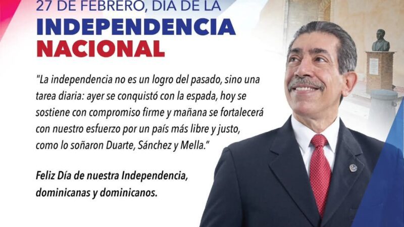 Dr. Jorge Asjana David resalta el valor de la independencia nacional