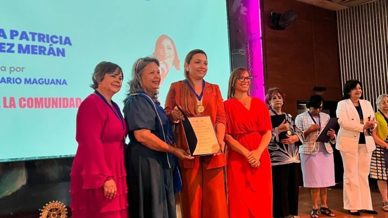 Laura Meran, reconocida como Dama de la Comunidad por Rotary con motivo al Día Internacional de la Mujer