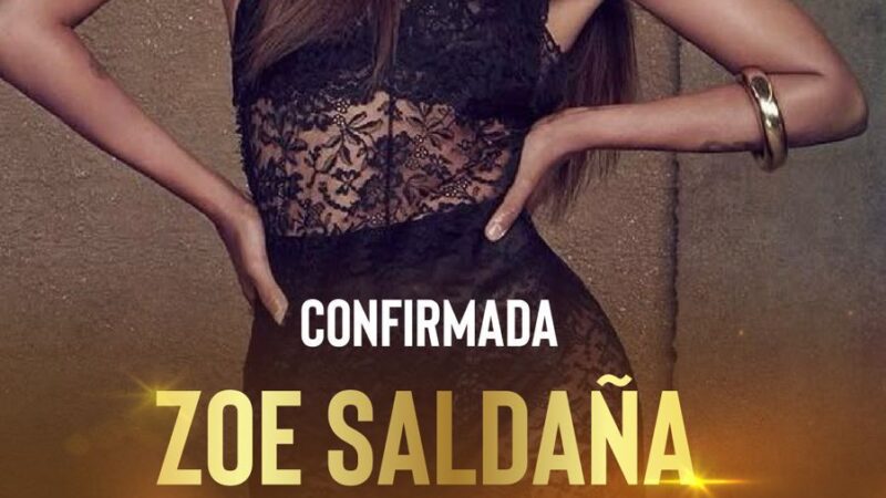 Zoe Saldaña confirma participación en Premios Soberano 2025