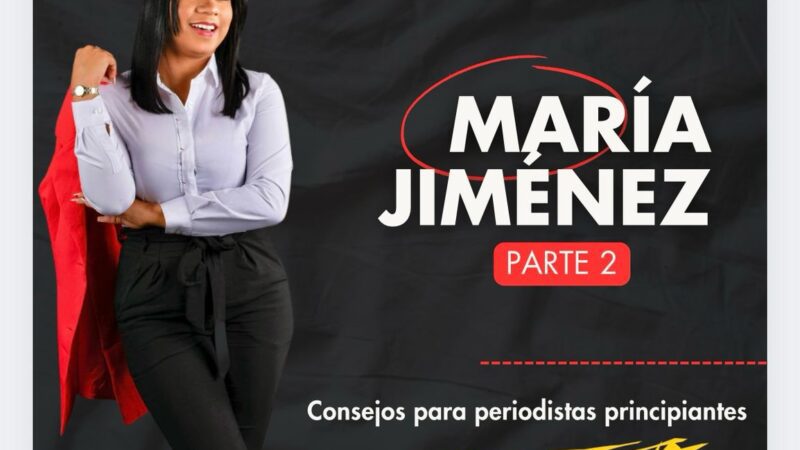 María Jiménez revela los desafíos de ser mujer en el periodismo en entrevista exclusiva para CRN 