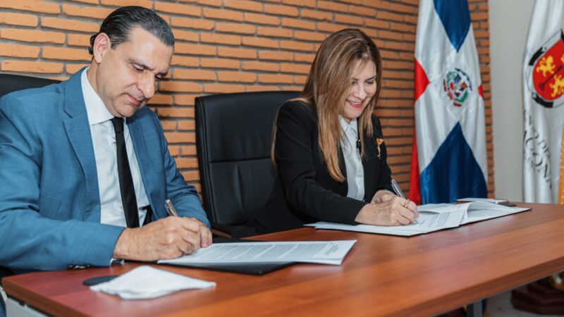 ADN y Finjus firman acuerdo para el fortalecimiento de la seguridad ciudadana en el Distrito Nacional