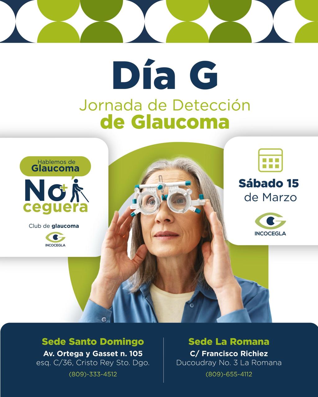 INCOCEGLA conmemora el Día Mundial del Glaucoma, con jornada de detencción gratuita