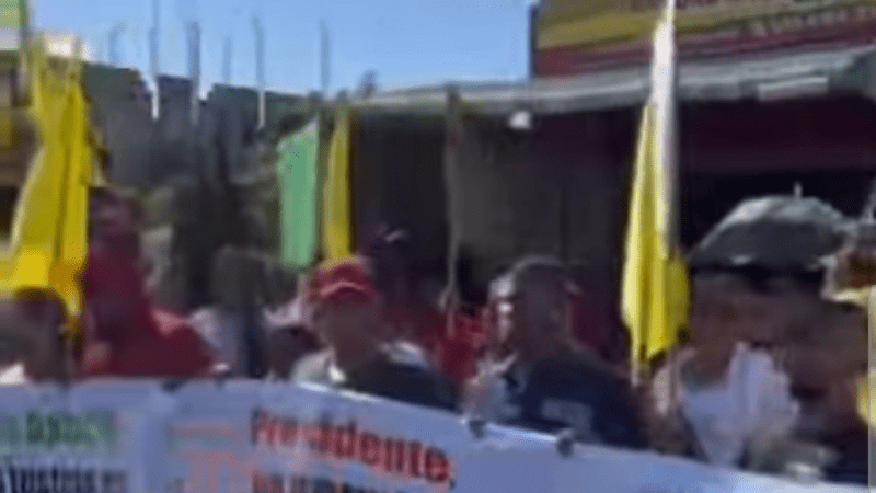 Ocurren manifestaciones en las inmediaciones de la Av. Ecológica