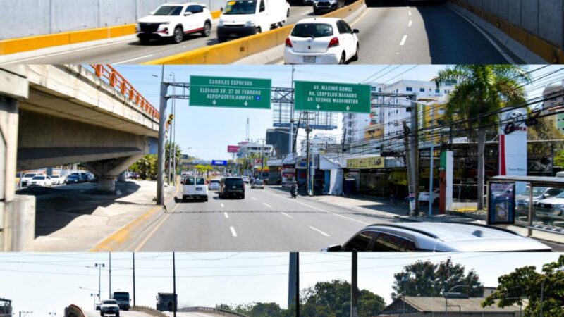Obras Públicas dará mantenimiento a elevados, puentes y pasos a desnivel a partir de este lunes y hasta el sábado