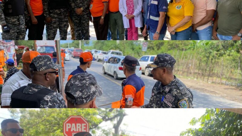 Dan inicio oficial al operativo Semana Santa 2025 “Hato del Yaque sin accidentes”