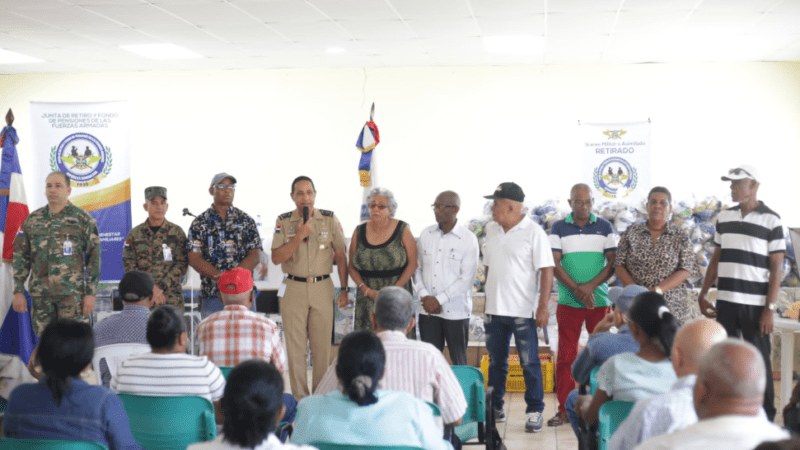 Ministerio de Defensa realiza encuentro con pensionados de la Región Este en San Pedro de Macorís a través de la Junta de Retiro