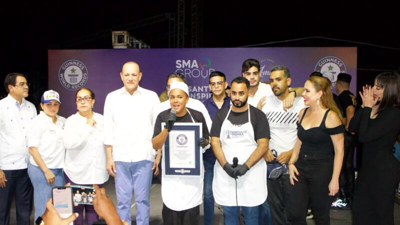 Santiago establece un nuevo Récord Guinness con el Mofongo más grande del mundo