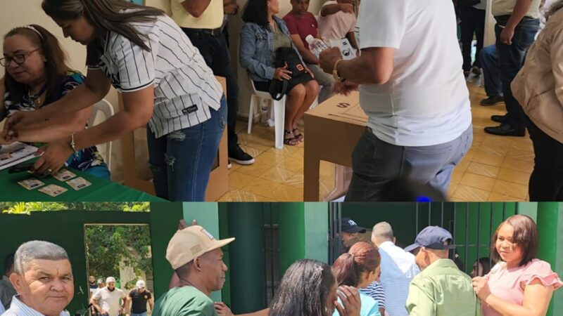 Transcurre con normalidad proceso electoral de la Fuerza del Pueblo en Dajabón