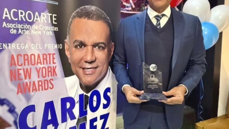 Empresario Carlos Gómez es reconocido por ACROARTE New York como “Empresario del Año”