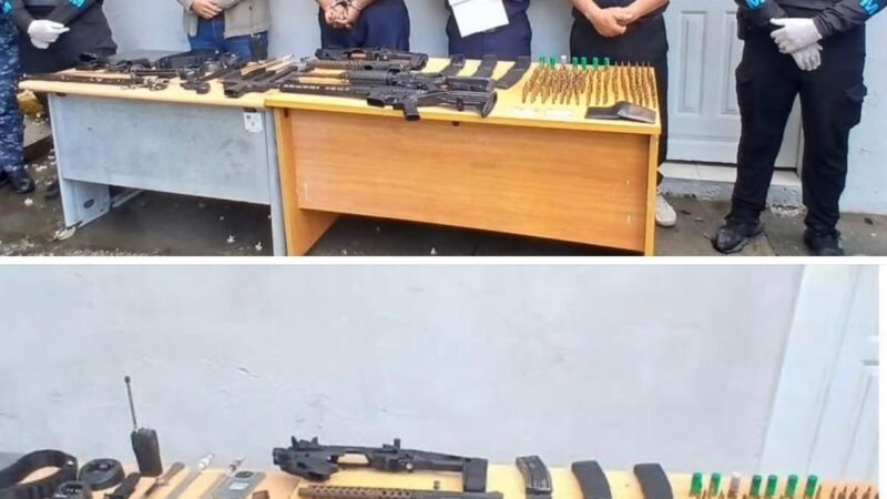 Apresan sargento mayor del Ejército con arsenal de armas de alto calibre en Barahona