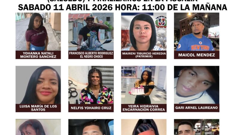 Madres de Fe en busca de Justicia y 3 Millones de Voces por Maireni y todas caminarán en Salcedo.