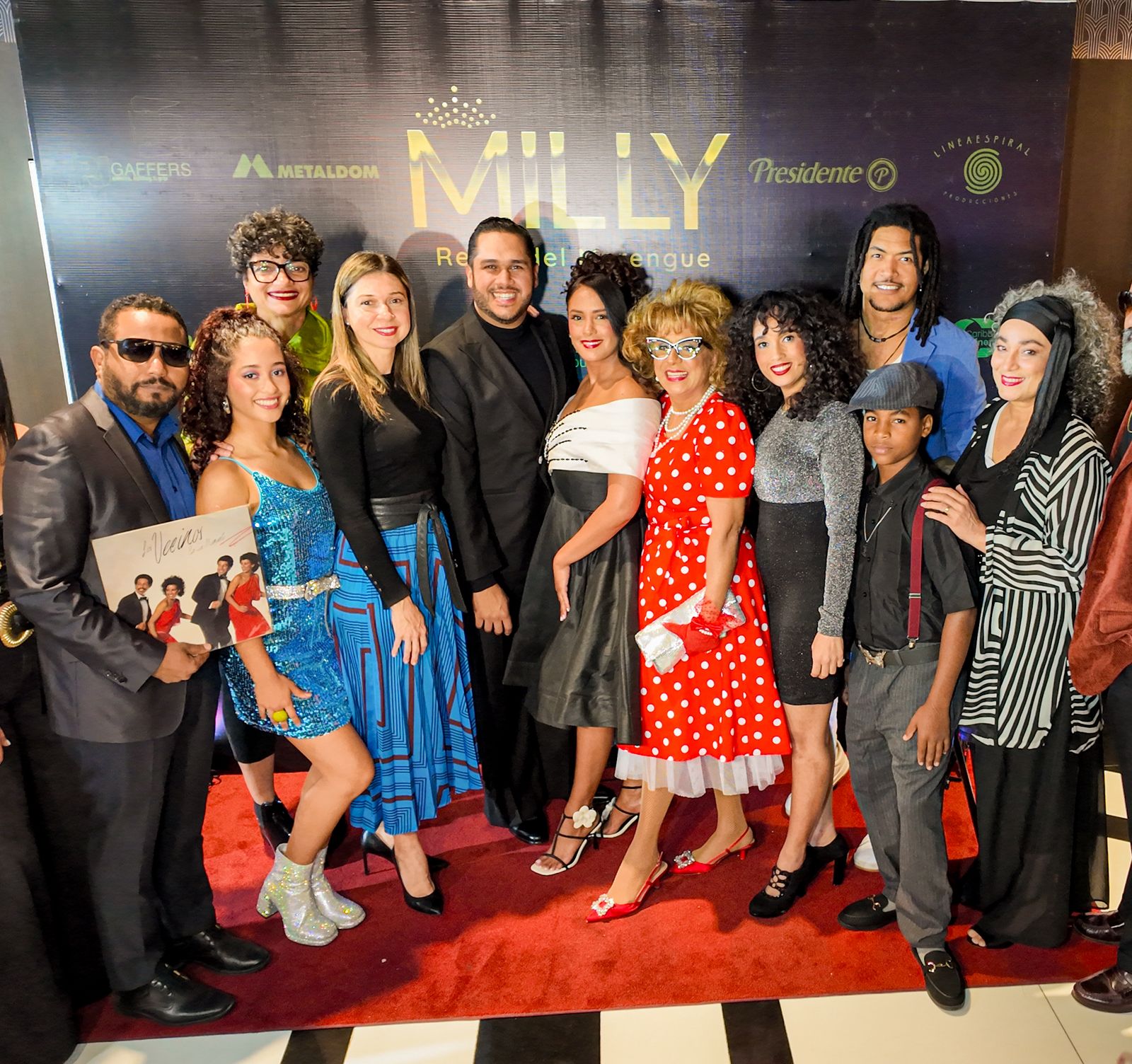 Realizan gala premier de “Milly, Reina del Merengue”