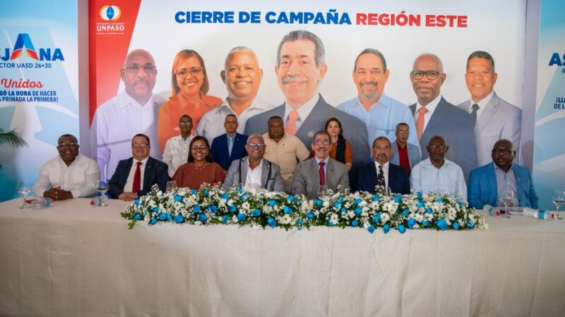 Asjana David cierra campaña en el Este con tendencia de más de 73% de la intención de votos