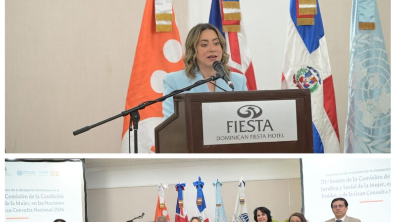 Presentan resultados de Consulta Nacional de las Mujeres y proyectan Presidencia RD en CSW71