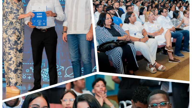 Ministerio de la Juventud continúa entrega de 8,000 becas Generación STEAM en la región Norte junto a la vicepresidenta Raquel Peña