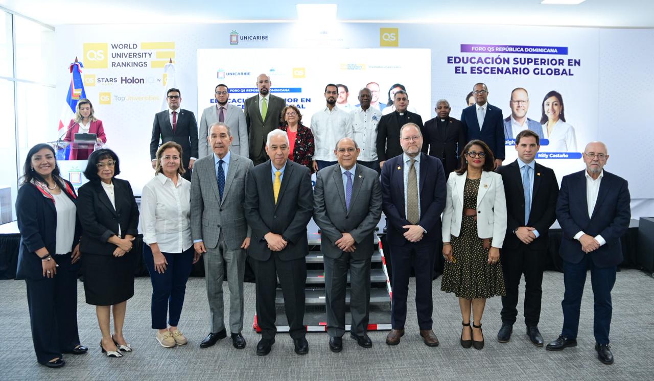 QS, UNICARIBE y MESCYT realizan Foro Educativo Superior para consolidar a RD como destino académico internacional 