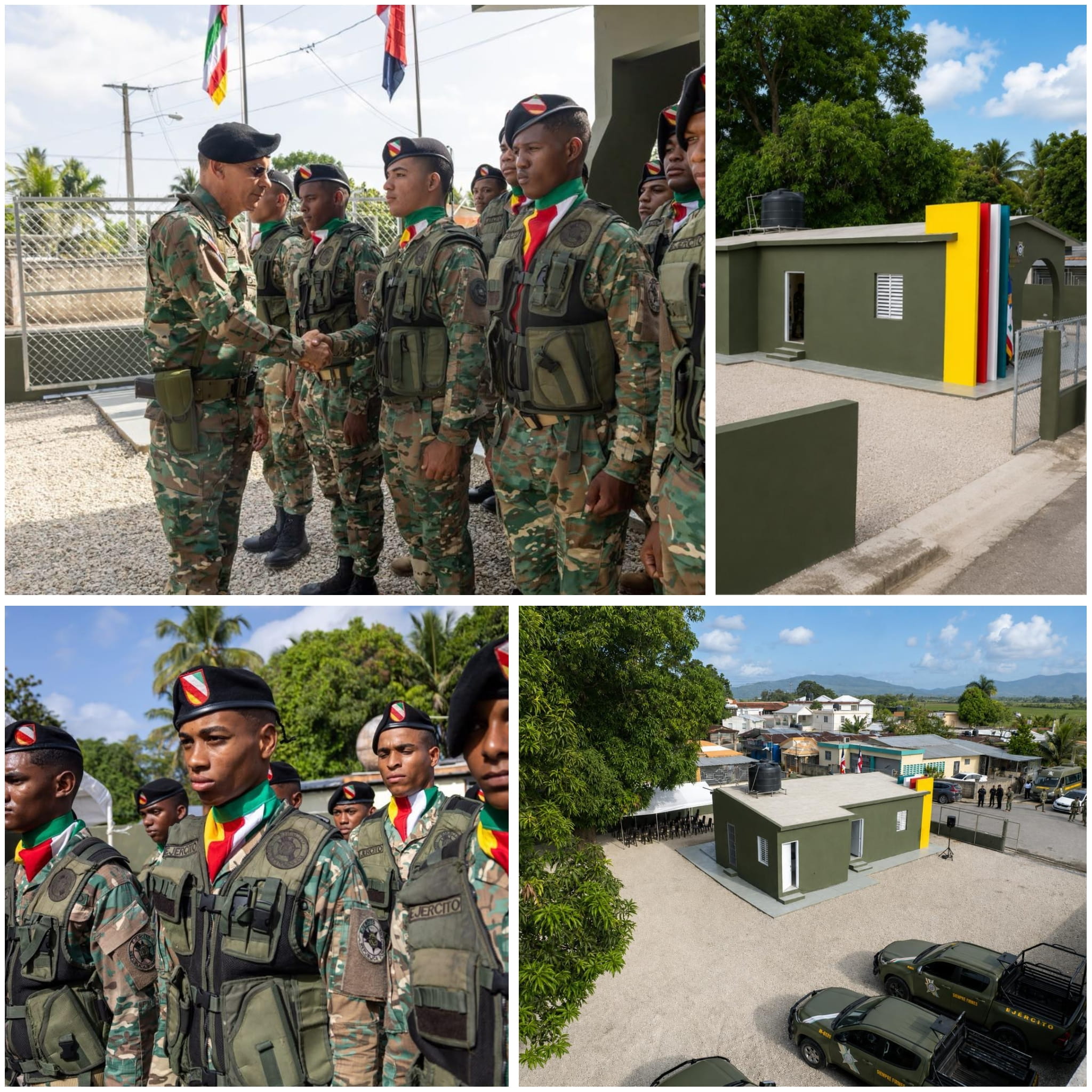 Comandante del Ejército entrega remozado y equipado el Destacamento de El Pozo, en María Trinidad Sánchez