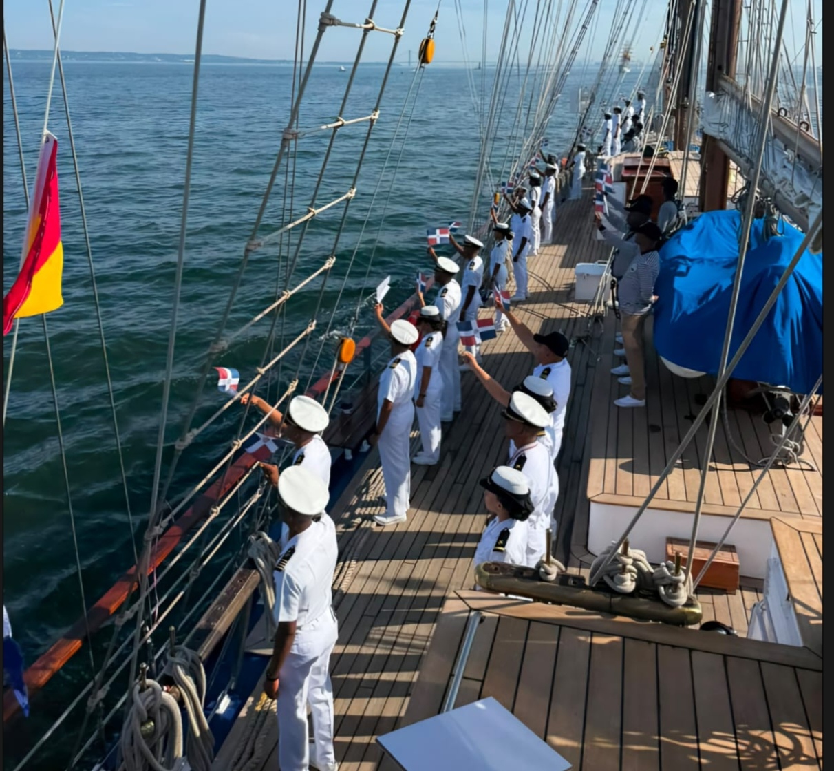 Buque Escuela “Almirante Juan Bautista Cambiaso” participará en la Revista Naval Sail250 en Nueva York
