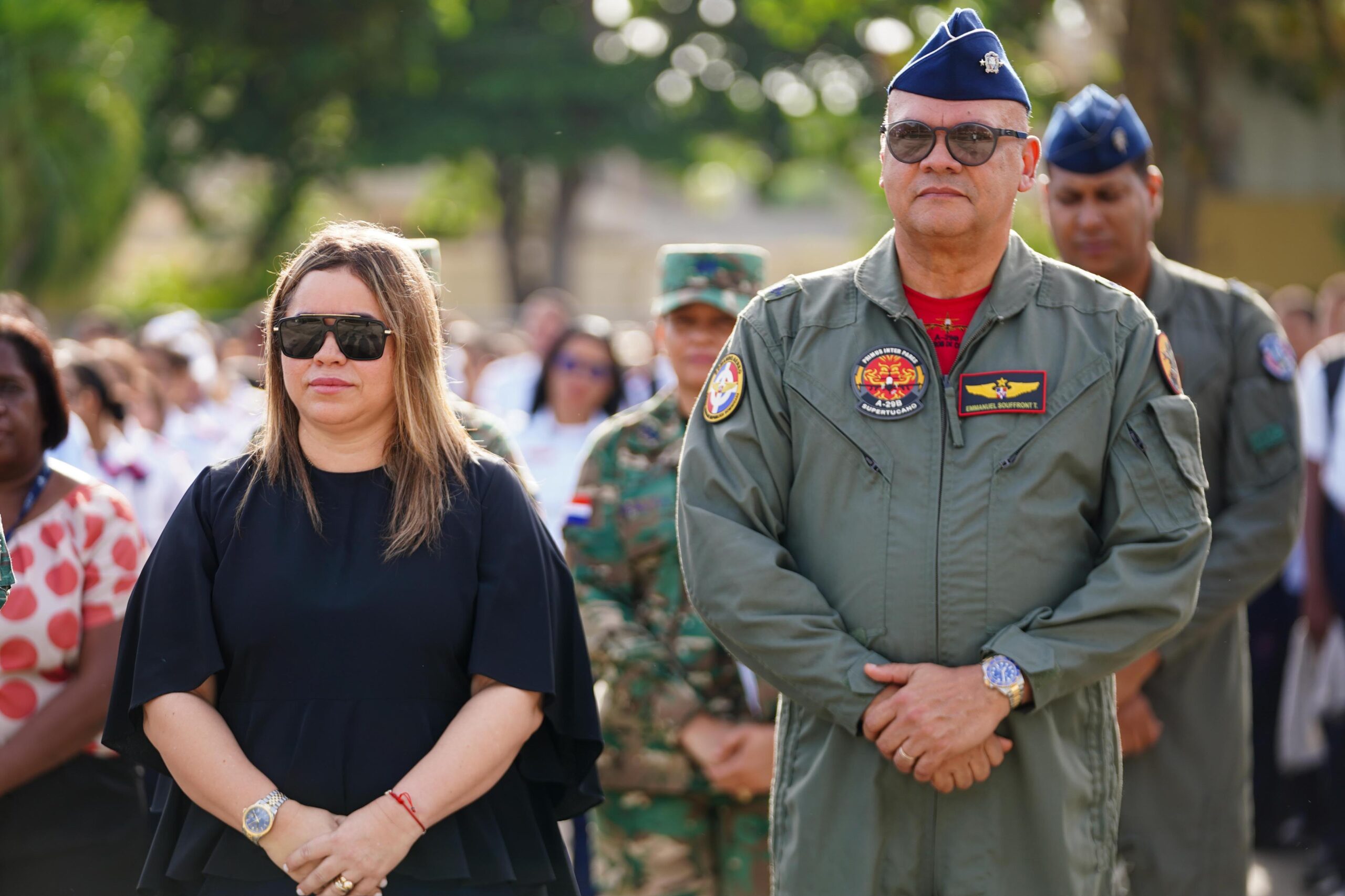 Mayor general piloto Enmanuel M. Souffront Tamayo encabeza inicio del año escolar en el Colegio Nuestra Señora del Perpetuo Socorro,FARD.