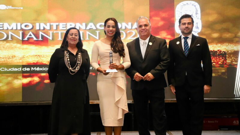 Alcaldesa Betty Gerónimo recibe  Premio Internacional Tonantzin 2026 por su labor en favor de las familias y la niñez