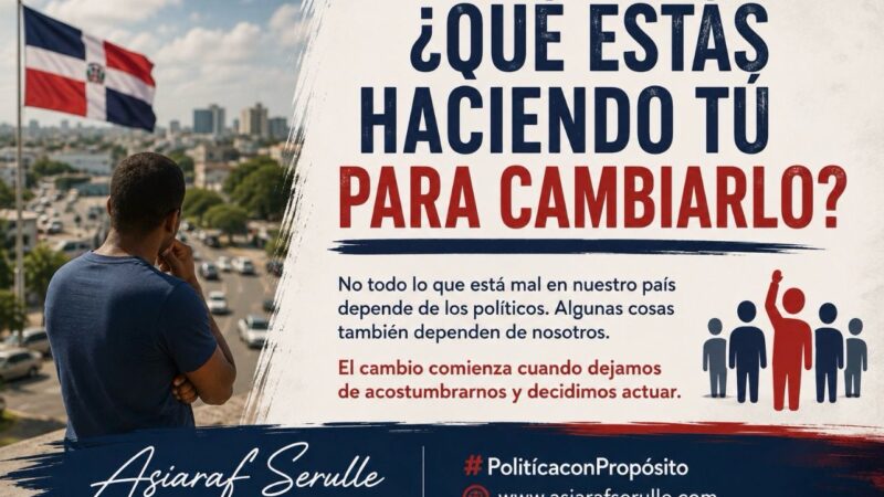 Opinión Invitada: ¿Qué estás haciendo tú para cambiarlo?