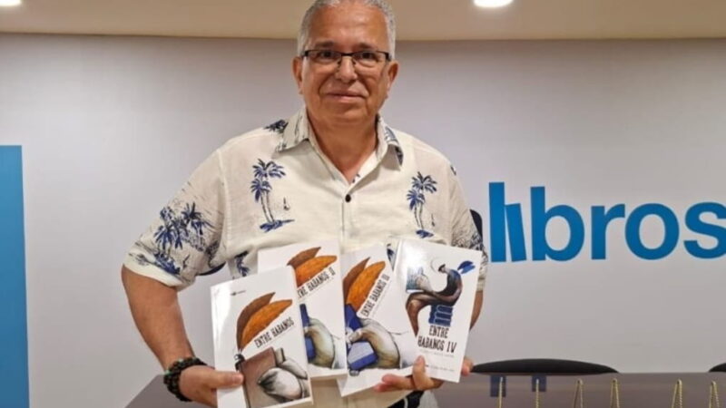 Escritor cubano Juan Roque García presenta en República Dominicana su obra “Entre Habanos” en cuatro tomos