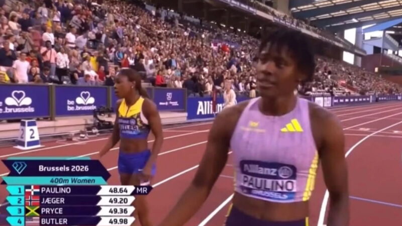 Marileidy Paulino gana la Liga Diamante 2026 y establece récord en Bruselas