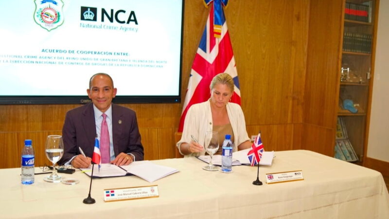 DNCD y Reino Unido fortalecen cooperación contra el Crimen Organizado Transnacional