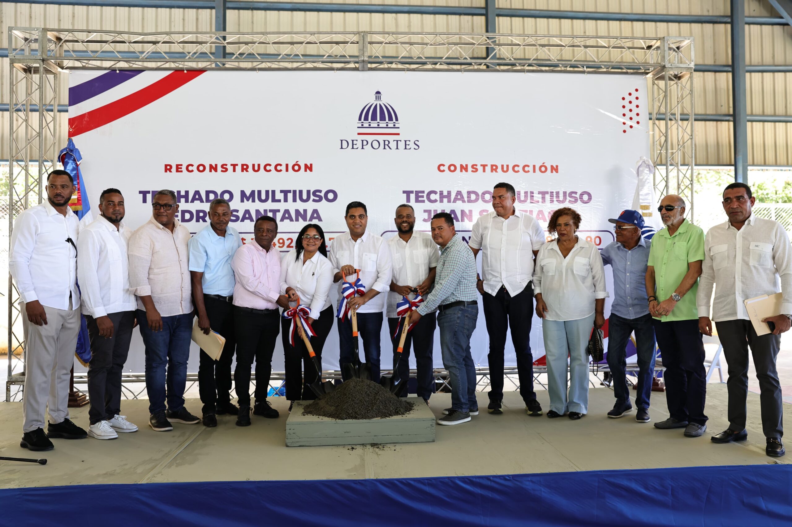 Ministro Kelvin Cruz inicia construcción de siete multiusos en la Región Sur con inversión de 200 millones de pesos
