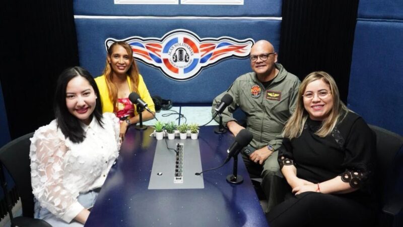Comandante general de la FARD y presidenta de AEOFARD comparten visión de gestión en edición especial de Alas Solidarias