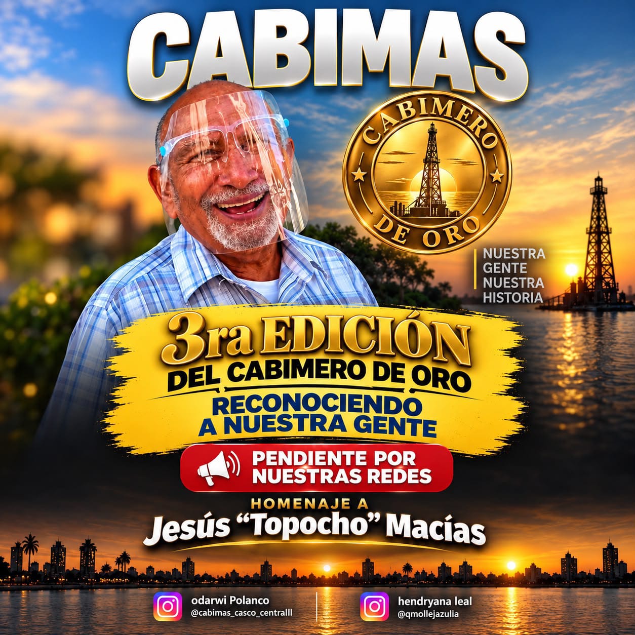 3.ª Edición del “Cabimero de Oro” rendirá homenaje a Jesús “Topoco” Macías