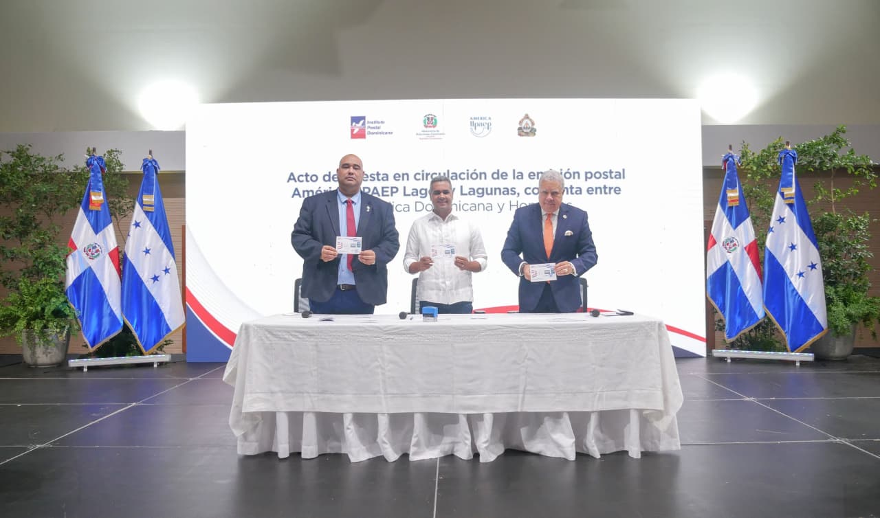 República Dominicana y Honduras fortalecen sus vínculos con emisión postal conjunta “Lagos y Lagunas”