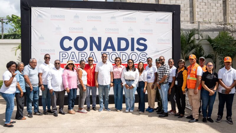 CONADIS beneficia a cientos de personas con discapacidad y sus familias durante la jornada “CONADIS para Todos” en Monte Plata