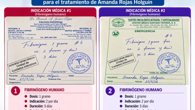 Periodista Leslie Acevedo solicita apoyo para tratamiento de su hermana ingresada en cuidados intensivos