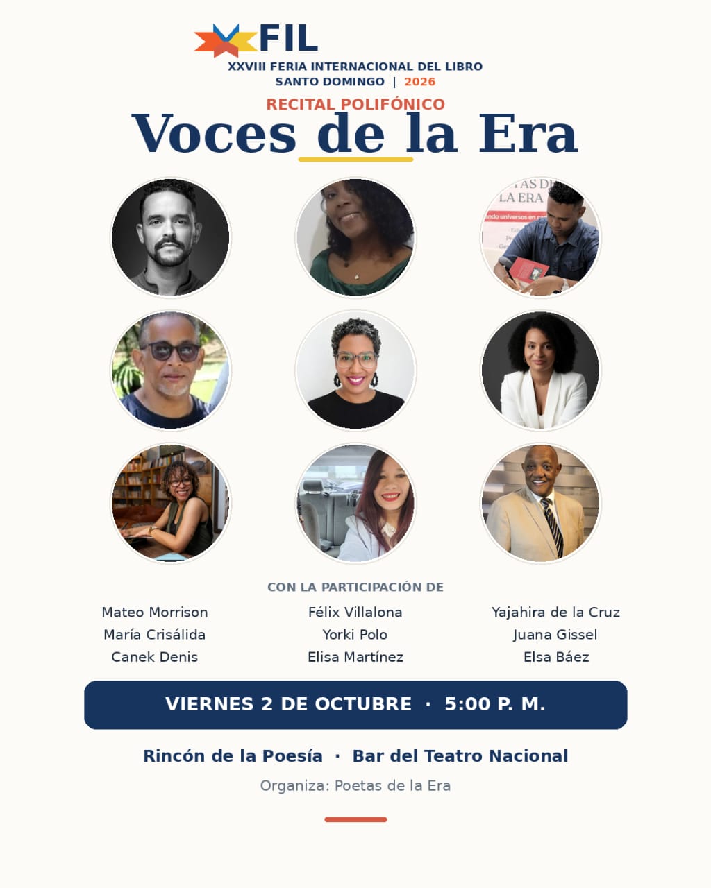Nueve voces protagonizan «Voces de la Era» en la Feria del Libro