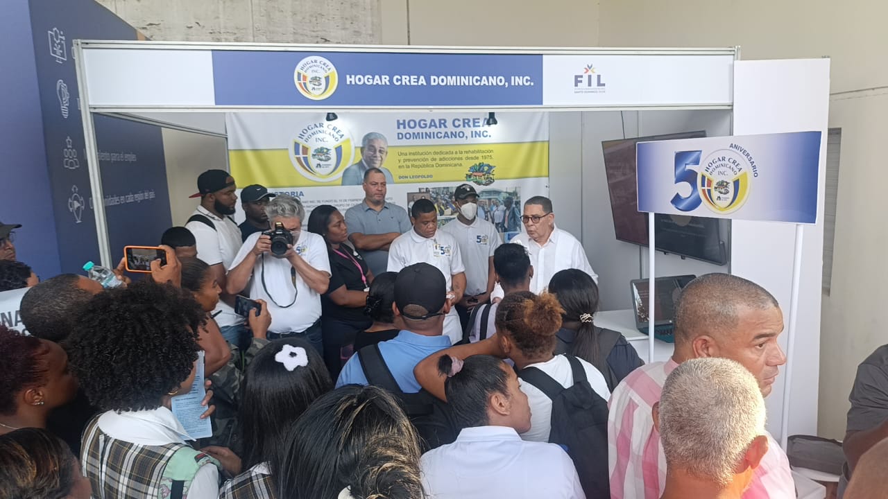 Hogar Crea Dominicano desarrolla jornada de prevención durante Feria Libro