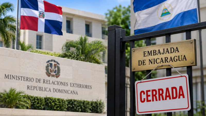 Nicaragua cierra su embajada en República Dominicana