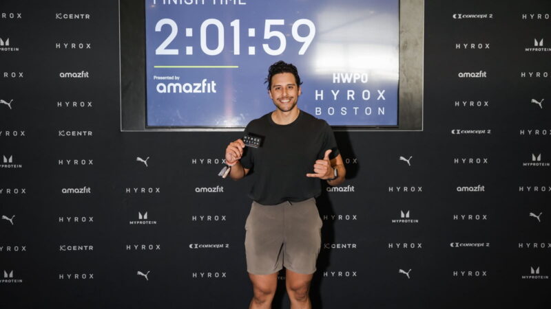 Raymond Rodríguez completa su primer HYROX en Boston