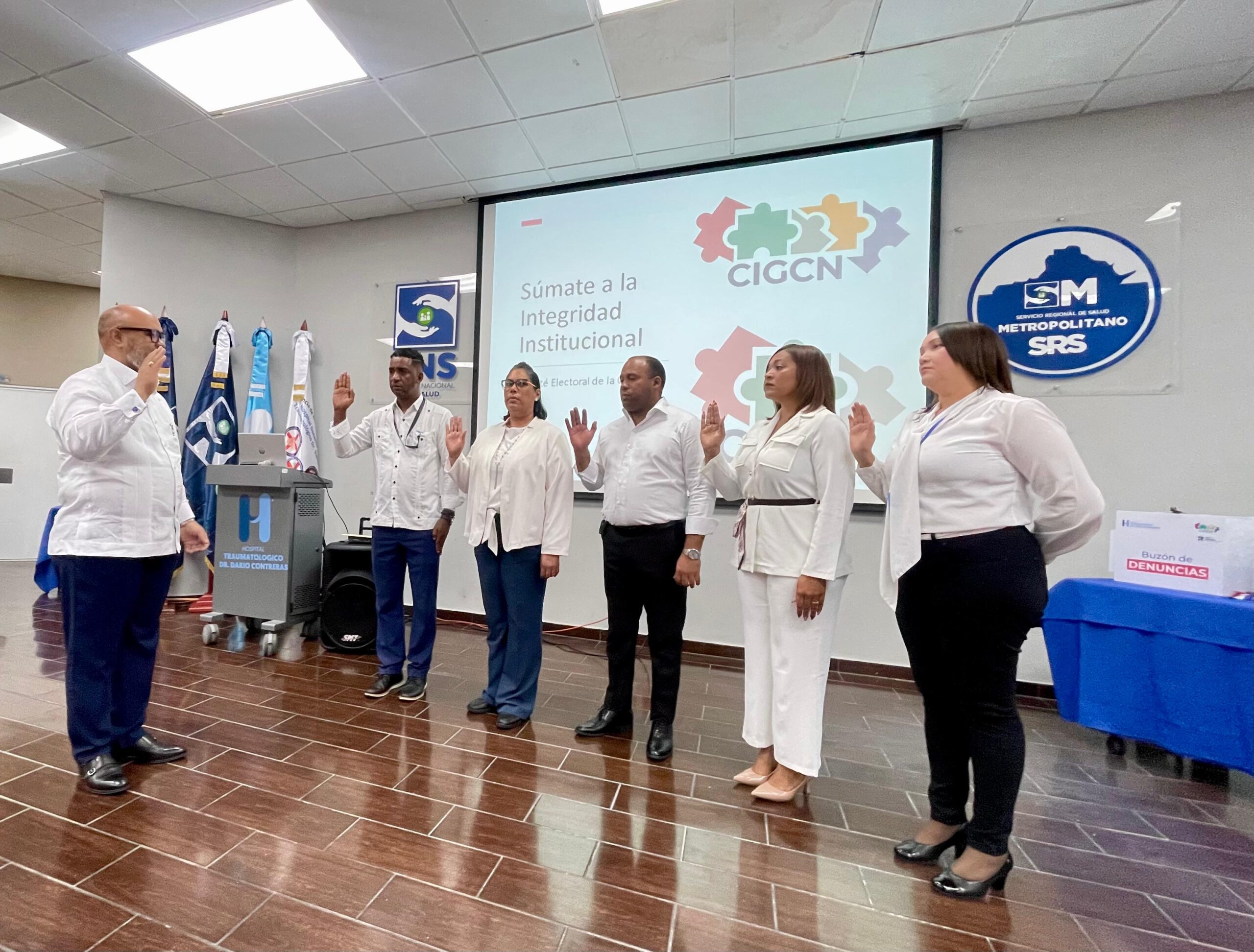 Hospital Traumatológico Dr. Darío Contreras juramenta Comité Electoral y cuerpo técnico en compromiso con la ética, la integridad y la transparencia
